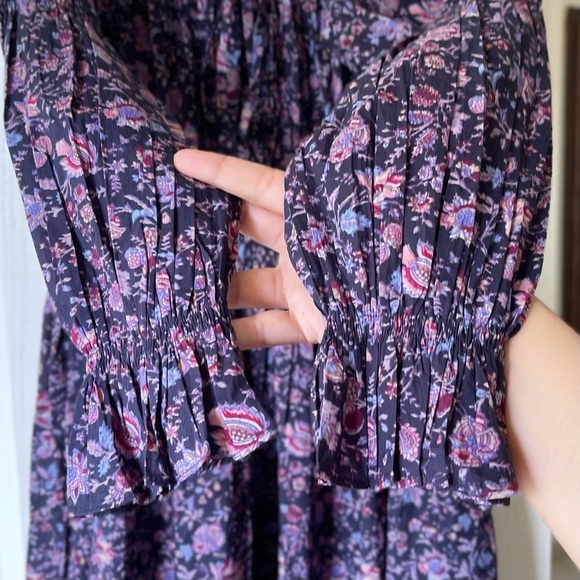 Christy Dawn Adelia Dress Rare Blooming Pomegranate Floral Cotton Maxi M NWT - Picture 4 of 11